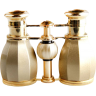 Бинокль театральный VEBER OPERA БГЦ 4x30 шампань/золотой 19825